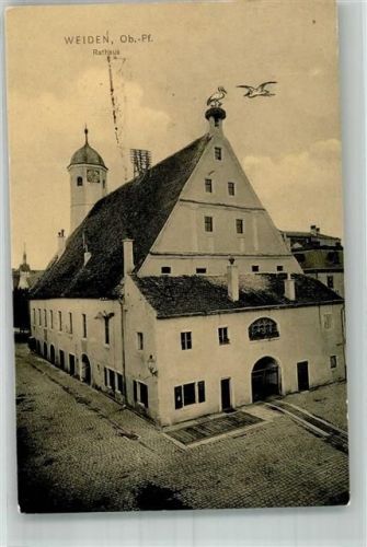 Weiden 1910 Historisches Rathaus