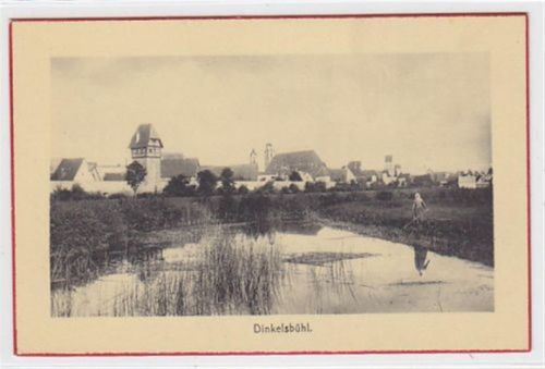 Dinkelsbühl mit Gesamtansicht ungelaufen Gute Erhaltung.