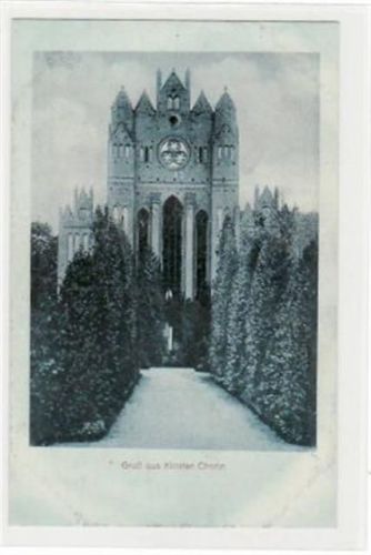 Gruß aus Kloster Chorin. Postalisch nicht befördert. Kleiner Knick an der oberen rechten Ecke, sonst gut erhalten.