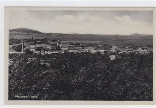 Gesamtansicht von Meisdorf / Harz gelaufen 30iger Jahre. Gute Erhaltung.
