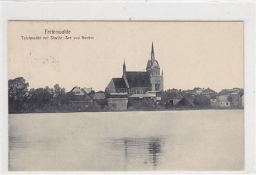 Freienwalde Freienwalde - Chociwel / Kreis Saatzig - Szadzko. LStaritz-See von Norden gelaufen 1924. Leichte Stempelspuren, sonst gut erhalten