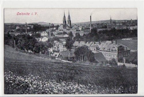 Oelsnitz Oelsnitz mit Gesamtansicht ungelaufen Gute Erhaltung.