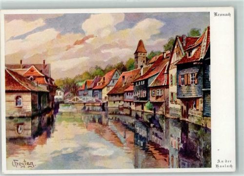 Kronach C. Freytag Aquarell