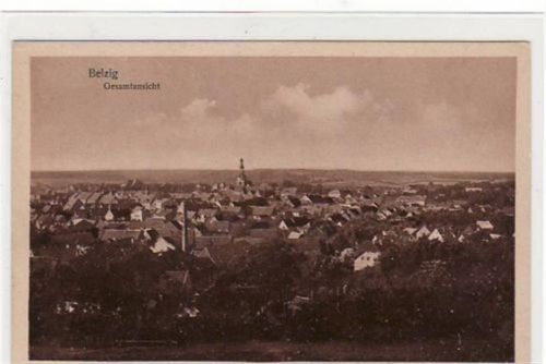 Belzig Belzig i.d. Mark. Abgebildet ist die Gesamtansicht mit der Kirche. Postalisch nicht befördert. Top Erhaltung.