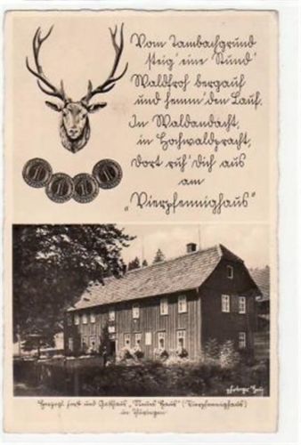 Tambach i. Thür. Herzogl. Forst- und Gasthaus - Neues Haus - Vierpfennighaus mit Text ungelaufen Gute Erhaltung.