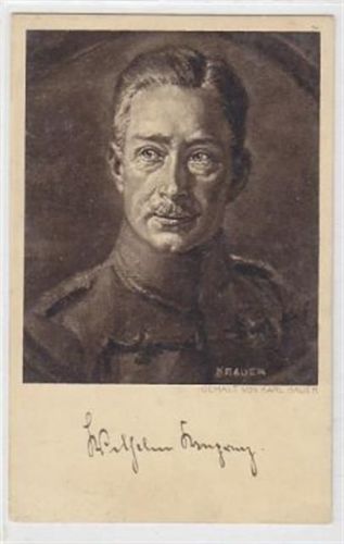 Ostpreußenhilfe. Kronprinz Wilhelm gemalt von Karl Bauer ungelaufen Gute Erhaltung.