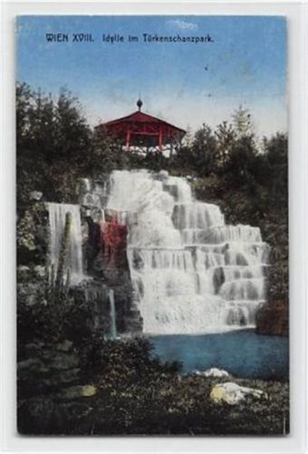 Wien. Idylle im Türkenschanzpark gelaufen. Gute Erhaltung.