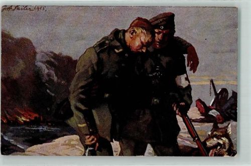 1921 sign. Arthur Sailer - Nr. 5 Sanitätshundführer AK