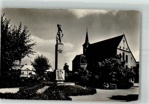 Malacky 1957 Denkmal Kirche