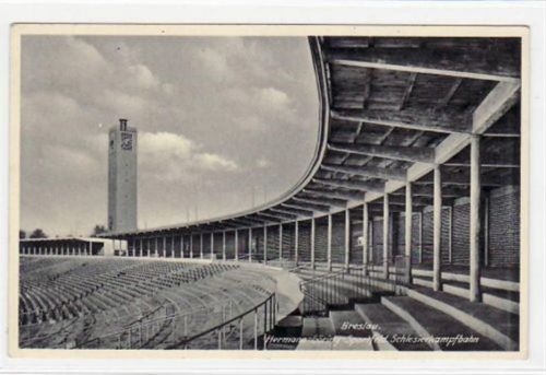 Breslau Breslau / Wroclaw, Hermann Göring Sportfeld, Schlesierkampfbahn ungelaufen Gute Erhaltung.