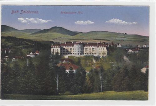 Bad Salzbrunn Bad Salzbrunn / Szczawno-Zdrój - Kreis Waldenburg / Walbrzych. Schlesischer Hof ungelaufen Sehr gut erhalten.