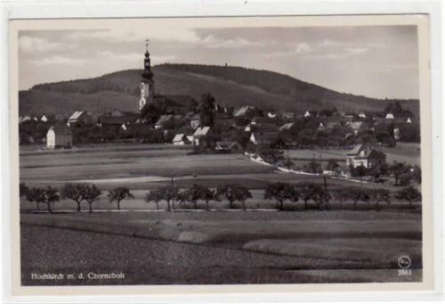 Hochkirch Hochkirch Czorneboh gelaufen von 1936. Gute Erhaltung.