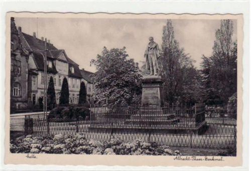 Celle Celle. Albrecht Thaer-Denkmal ungelaufen Gute Erhaltung.
