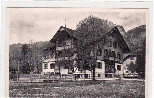 Fotokarte vom Lufkurort Bad Oberdorf im Allgäu. Haus Haas gelaufen 1953. Top Erhaltung.