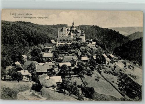 96337 W8642 Lauenstein , Oberfr - Burg Lauenstein
