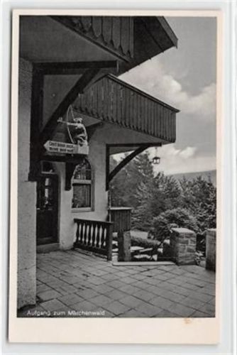 Altenberg im Rheinland. Aufgang zum Märchenwald ungelaufen Ecken mit Albumabdrücken, leicht fleckig, sonst gut erhalten