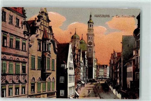 Augsburg 1911 Carolinenstraße