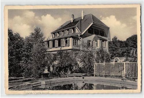 Bonndorf Bonndorf. Kinderkurheim Haus Waldfriede gelaufen. Leicht fleckig, leichter Stempeldurchdruck, sonst gut erhalten