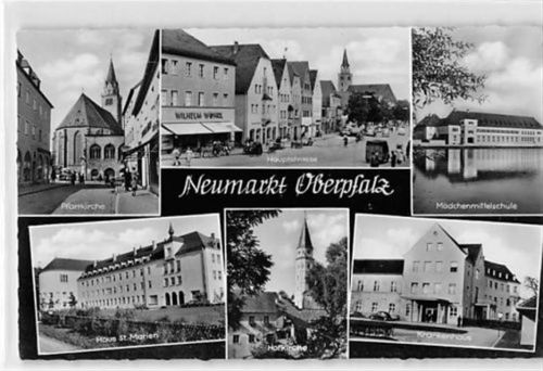 Neumarkt. Pfarrkirche Krankenhaus gelaufen. Leicht bügig, sonst gut erhalten
