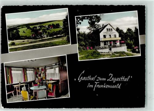 95180 W8683 Gottsmannsgrün , Oberfr Gebrauchsspuren Gasthaus Zegasttal