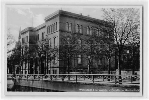 Eberswalde Waldstadt Eberswalde. Forstliche Hochschule ungelaufen Gute Erhaltung.