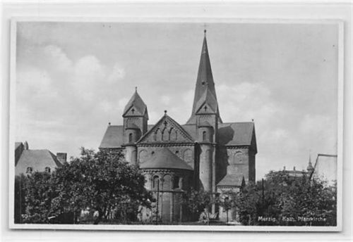Merzig. katholische Pfarrkirche ungelaufen Top Erhaltung.