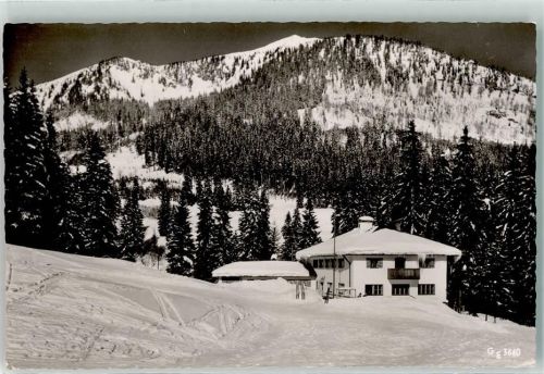 83727 W8162 Spitzingsee - Winter Jugendheim d. Bayer. Landesverbanddes