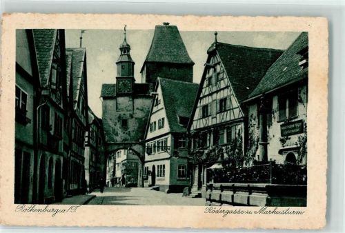 Rothenburg Rödergasse Markusturm