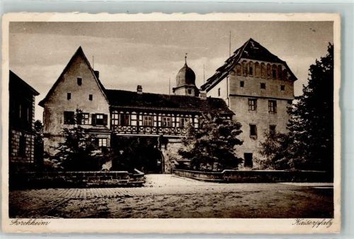 Forchheim Kaiserpfalz Fachwerk Turm