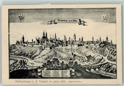 91541 W8803 Rothenburg ob der Tauber 1650