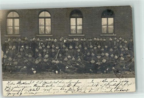 90402 W8500 Nürnberg 1903 - Gruppenfoto Soldaten Uniform Gewehre