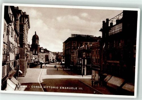 Rijeka Fiume - Corso Vittorio Emanuele III.