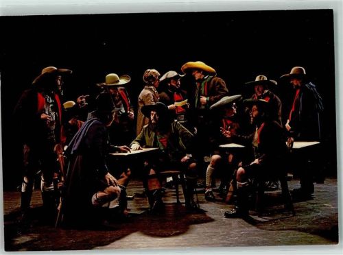 Meran Meraner Volksschauspiel 1984 Beratung beim Sandwirt AK