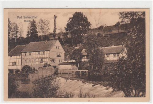 Bad Salzschlirf Bad Salzschlirf. Mühle gelaufen, 1939. Gute Erhaltung.