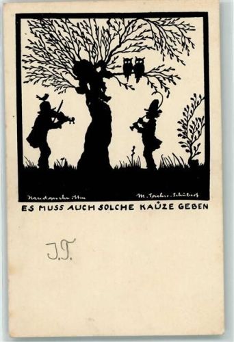 Eulen Musikanten AK Sachse-Schubert, M.