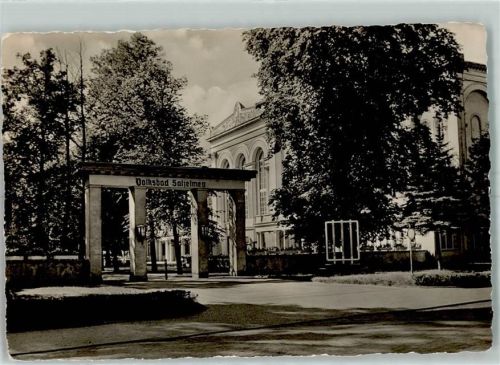 Bad Salzelmen Kurhaus Volksbad Tor
