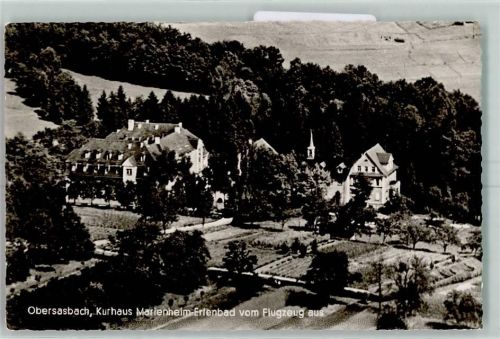 Obersasbach Fliegeraufnahme Kurhaus Marienheim Erlenbad