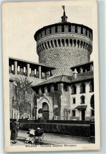 Milano Torrinone Castello Sforzesco Kinderwagen