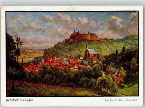 Kulmbach Plassenburg Nach Gemälde v. Michel Weiß