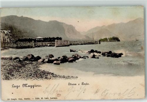 Stresa 1904 Porto Lago Maggiore