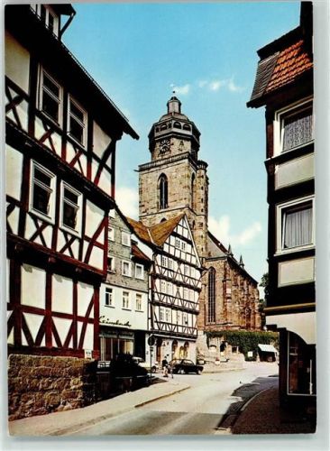 Homberg Blick zur Marienkirche