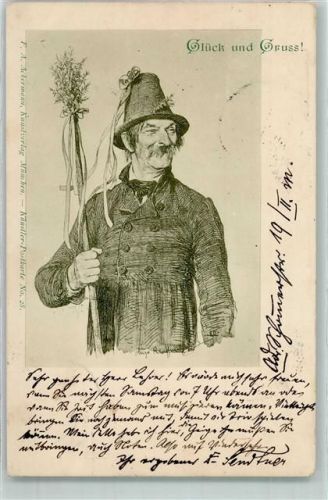 1904 Verlag Ackermann Nr. 28 Volkstypen