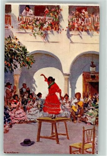 Flamenco sign. M. Bertuchi AK