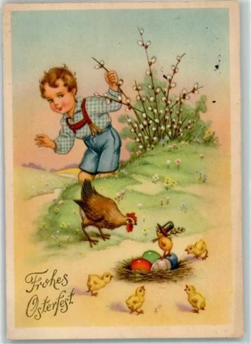 1958 vermenschlicht Ostern AK