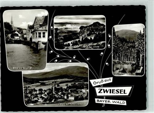 Zwiesel Blick v.d. Holztrift gr. Arber gr. Falkenstein
