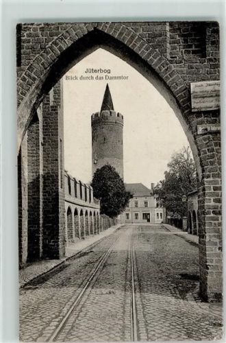 Jüterbog 1915 Dammtor Turm Feldpost Ersatz-Batl. Res. Inf. Regt. 35 4. Komp.