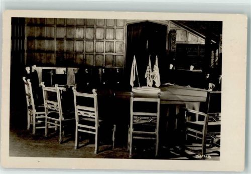 1955 Konferenzsaal im Cecilienhof Histor. Stätte des Potsdamer Abkommens
