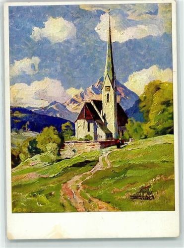 Bad Wiessee Kirche sign. Hanns Maurus