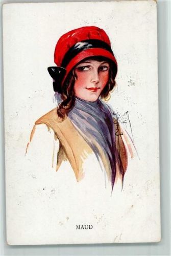 1919 Maud Hutmode AK