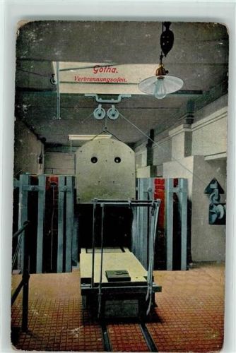99867 O5800 Gotha , Thür 1915 Gebrauchsspuren Verbrennungsofen